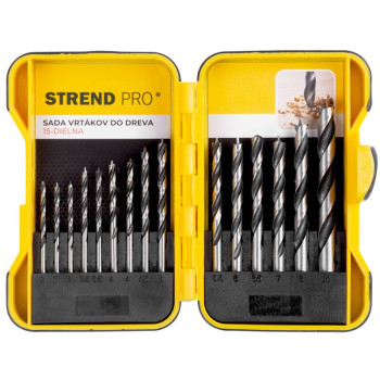 Strend Pro drill set, for wood, pack. 15 pcs