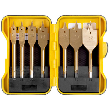 Strend Pro drill set, for wood, flat, 10-32 mm, pack. 7 pcs