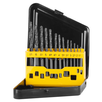 Набор сверл по металлу 13шт 1,5 - 6,5мм Strend Pro, HSS