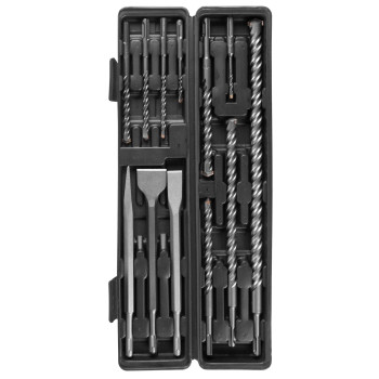 Набор сверл SDS+ 12шт.
4х110, 6х110, 8х160, 12х160, 14х210, 16х210, 18х300
стамески SDS 14х250мм
ч