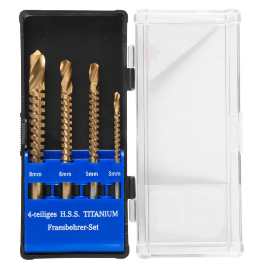 Routing drill set Strend Pro RS003, 4 pcs