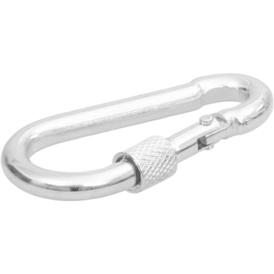 Strend Pro carabiner, with nut, 6 mm, pack. 10 pcs