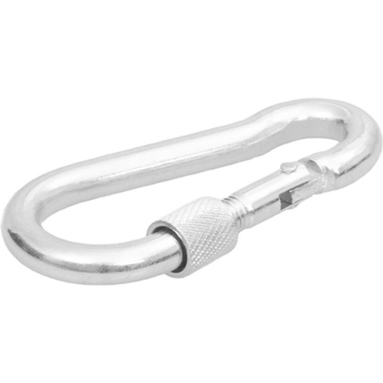 Strend Pro carabiner, with nut, 7 mm, pack. 10 pcs