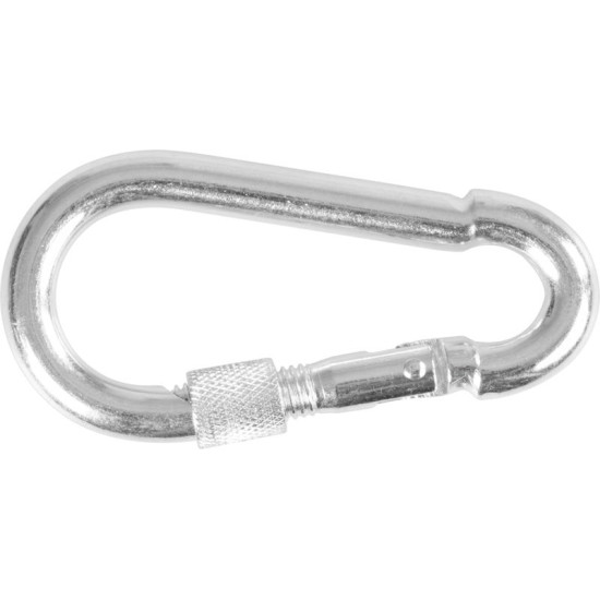 Strend Pro carabiner, with nut, 10 mm, pack. 10 pcs