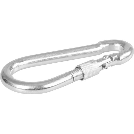Strend Pro carabiner, with nut, 12 mm, pack. 10 pcs