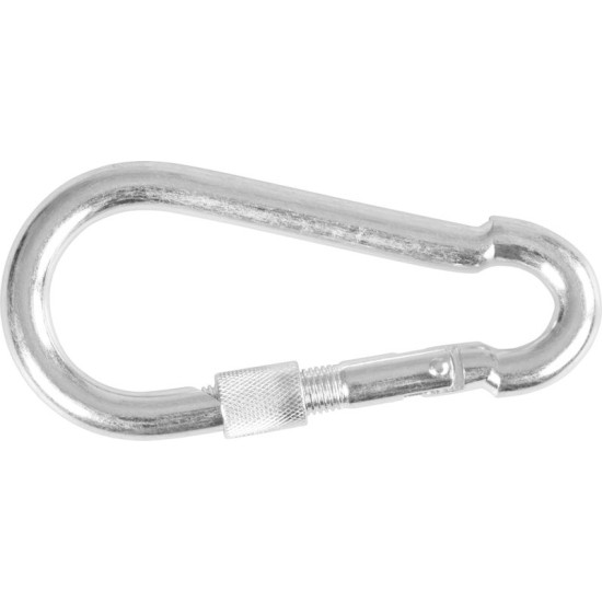 Strend Pro carabiner, with nut, 12 mm, pack. 10 pcs