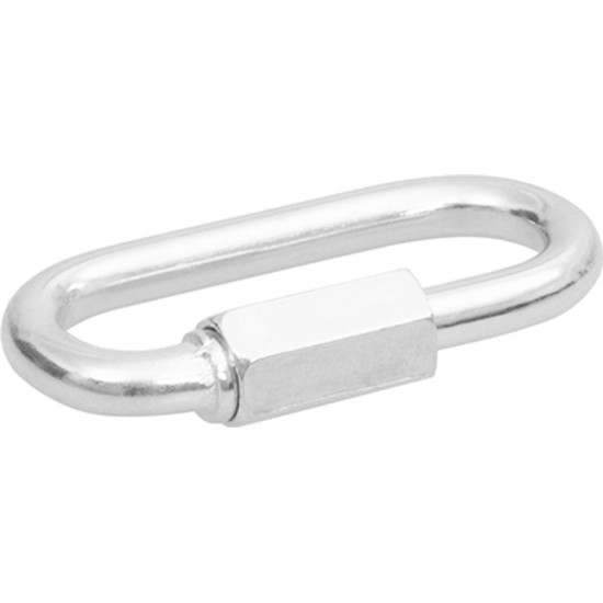 Strend Pro carabiner, with nut, 5 mm, pack. 10 pcs