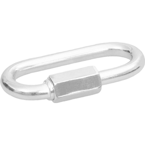 Strend Pro carabiner, with nut, 6 mm, pack. 10 pcs