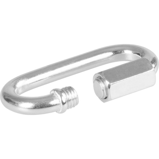 Strend Pro carabiner, with nut, 7 mm, pack. 10 pcs