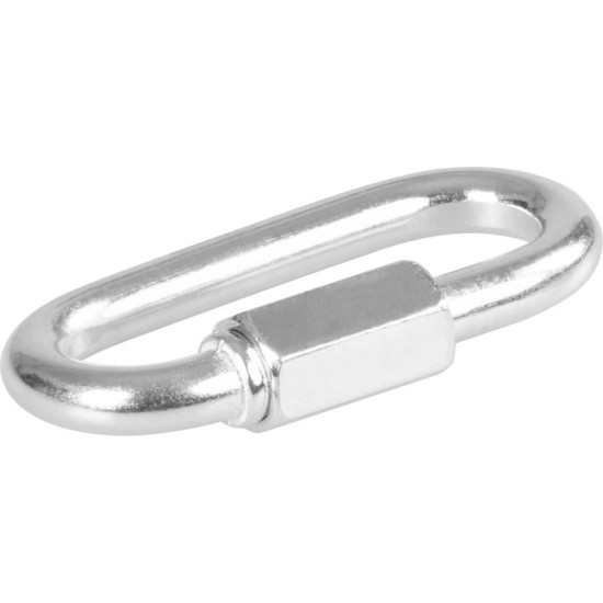 Strend Pro carabiner, with nut, 7 mm, pack. 10 pcs