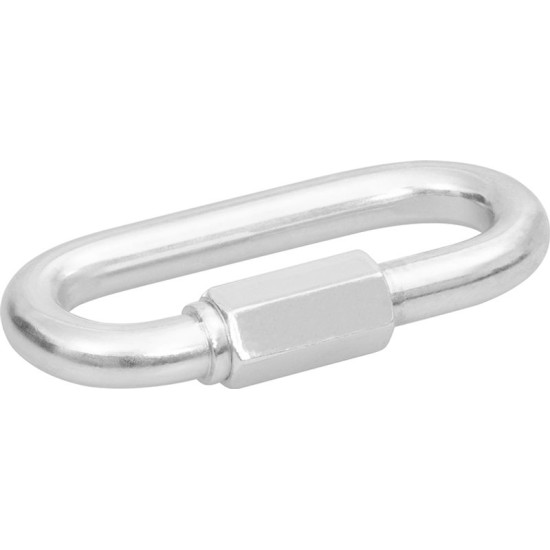 Strend Pro carabiner, with nut, 12 mm, pack. 10 pcs