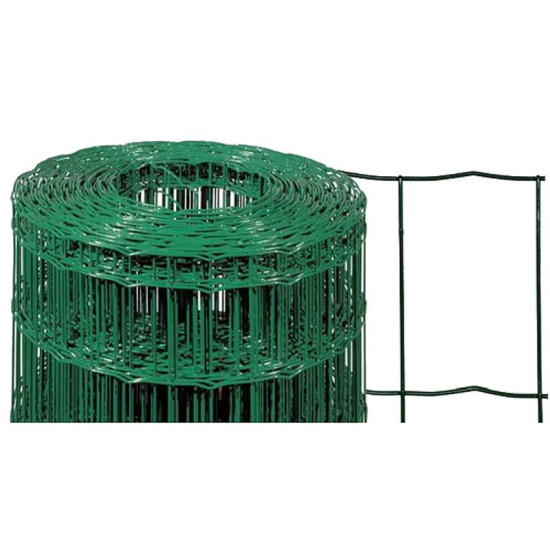 Wire net PVC coated EUROPLAST / height: 1500 mm,1lem square (eye) : 100x50mm wire diameter : 2,20mm