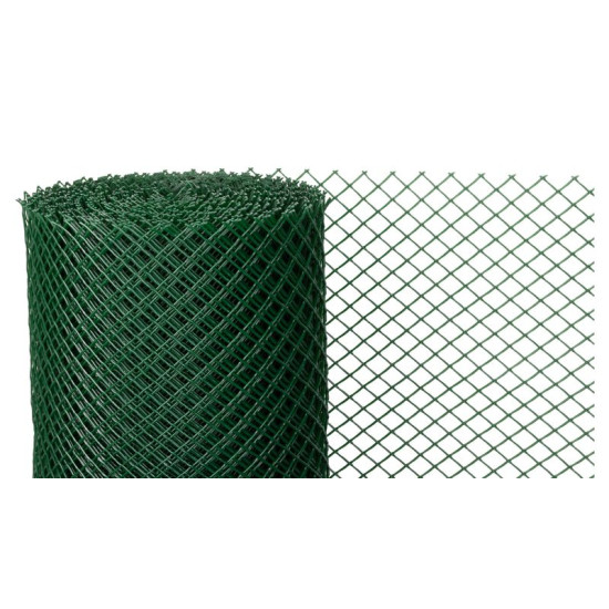 Stiepļu tīkls ECONOMY 6, 1000/20 mm, 300g / m2, zaļš, pilnībā plastmasas, iepak. 25 m