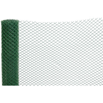 Сетка ЭКОНОМ 6, 1000/20x20 мм, квадратный рисунок 45°, 300 г/м2, зеленая, пластиковая, упаковка 05 м