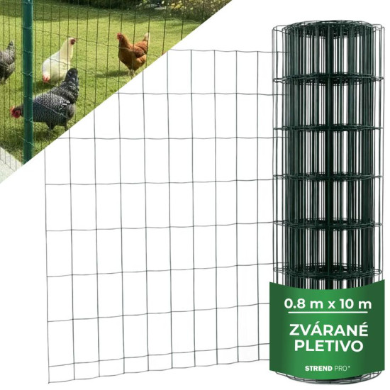Сетка EUROPLAST 1, 800/100x50/2,20 мм, зеленая, RAL 6005, Zn+PVC, корпус, бал. 10 м Сетка EUROPLAST 1, 800/100x50/2,20 мм, зеленая, RAL 6005, Zn+PVC, корпус, бал. 10 м