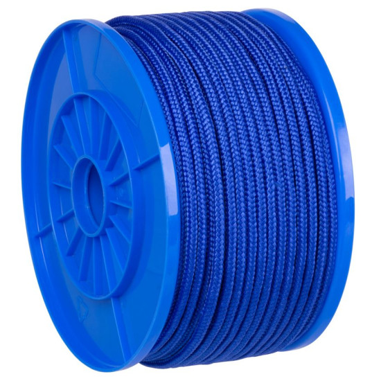 Веревка Strend Pro MDB200, 6 мм, синяя, ПП, # 173 кг, L-90 м