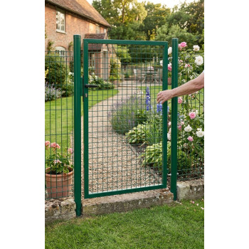 Vārti METALTEC ECO 1000x1000 mm, dārzs, zaļš, ZN+PVC Vārti METALTEC ECO 1000x1000 mm, dārzs, zaļš, ZN+PVC