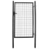 Vārti METALTEC ECO 1000x1500 mm, dārzs, antracīts, ZN+PVC