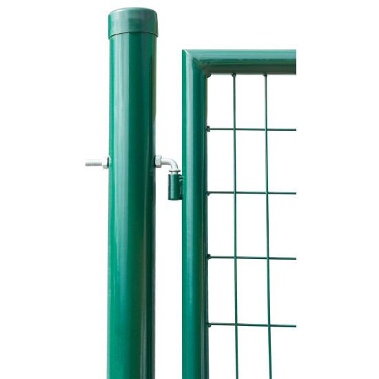 Ворота METALTEC DUO 3580/1950/100х50 мм, двустворчатые, садовые, зеленые, ZN+PVC, RAL6005