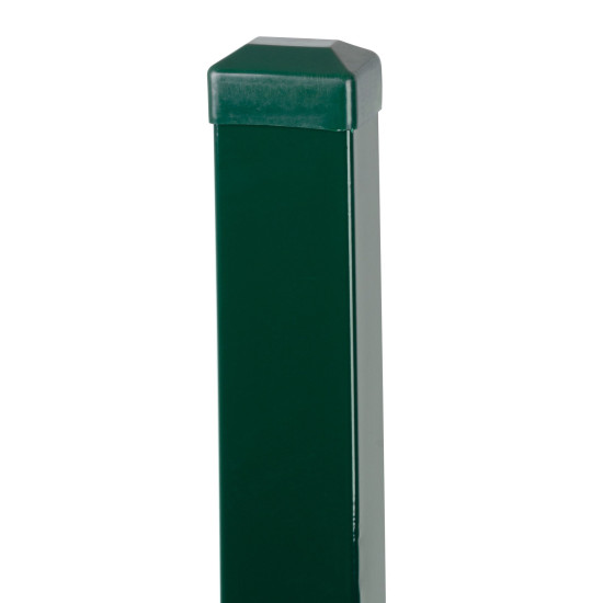 Post Strend Pro EUROSTANDARD, 2400/60x40/1,50 mm, green, square,  cap, Zn+PVC, RAL6005
