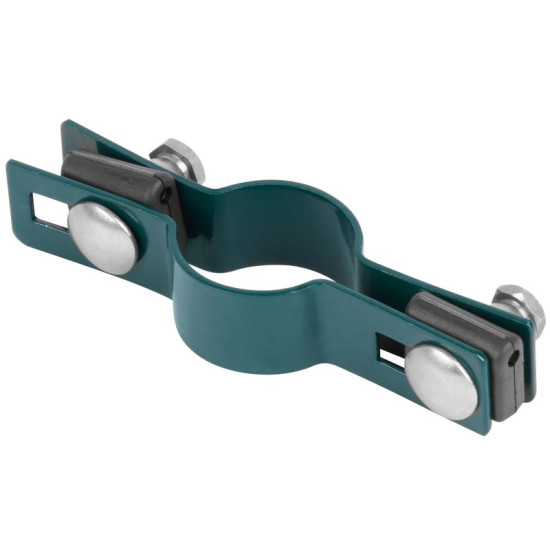 Skava Strend Pro EUROSTANDARD, 48 mm, nepārtraukta, zaļa, Zn+PVC, RAL6005, apaļajam stabam