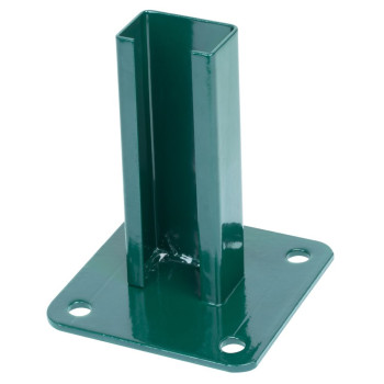 Atbalsta pamatnes kronšteins Strend Pro EUROSTANDARD, 60x40 mm, zaļš, RAL6005, statņa enkurošanai