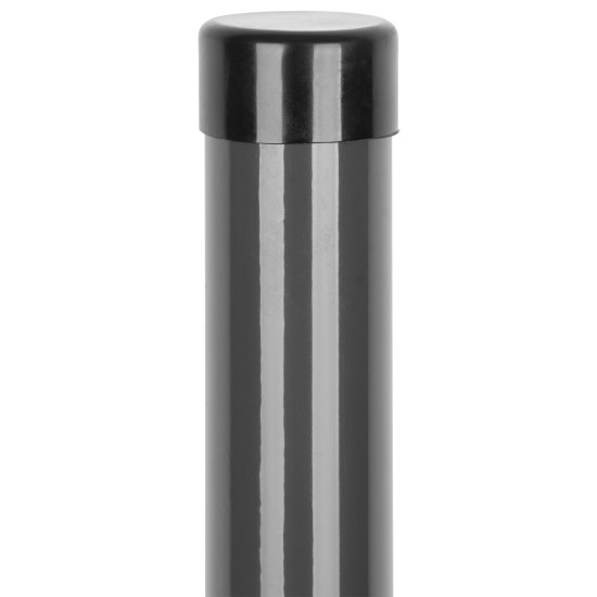 Stabs METALTEC 48/2200/1,50 mm, antracīts, RAL7016 Zn + PVC, vāciņš