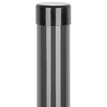 Caurules statnis METALTEC 48/2500/1,50 mm, antracīts, RAL7016 Zn + PVC, vāciņš