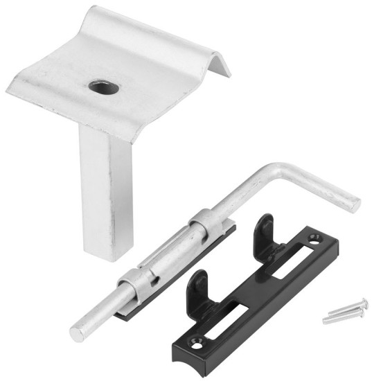 Ворота Strend Pro METALTEC DUO, 3580/1450/100х50 мм, антрацит, двустворчатые, для сада, ZN+PVC, РА