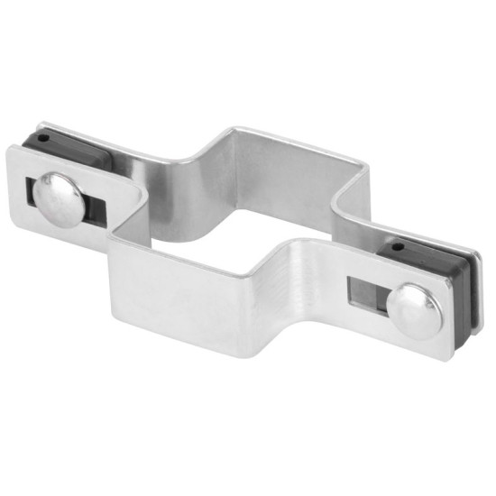 Strend Pro EUROSTANDARD skava, 60x40 mm, nepārtraukta, cinkota, kvadrātveida stabam