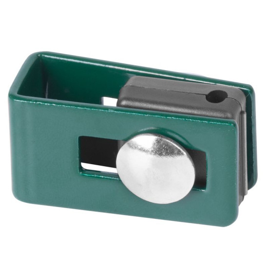 Strend Pro EUROSTANDARD handle, U43, green, RAL6005, for fence panel, pack of 5