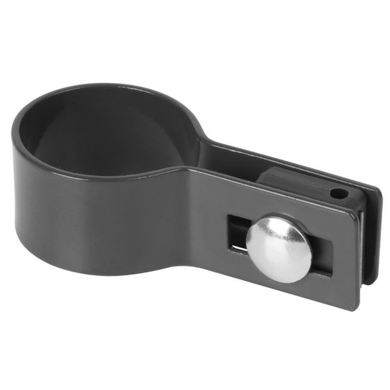 Strend Pro EUROSTANDARD skava, 38 mm, gals, antracīts, RAL7016, apaļajam stabam