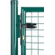 Gate METALTEC ECO 2, 1000/1000/50x50 mm, round, green, single gate, ZN+PVC, RAL6005