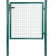 Ворота METALTEC ECO 2, 1000/1200/50x50 мм, круглые, зеленые, одностворчатые, ZN+PVC, RAL6005