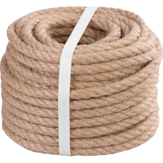Веревка Strend Pro Premium, натуральная, 10 мм, в бухте, в упаковке 20 м