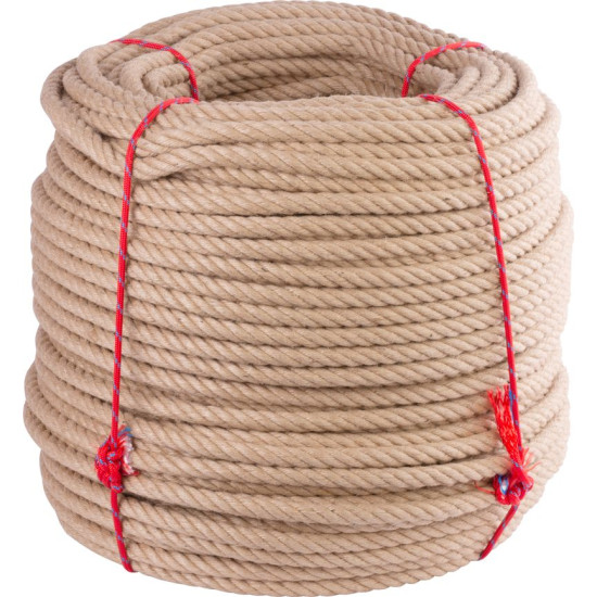 Веревка Strend Pro Premium, натуральная, 16 мм, в бухте, в упаковке 220 м