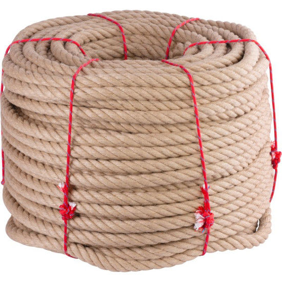 Веревка Strend Pro Premium, натуральная, 26 мм, в бухте, в упаковке 150 м