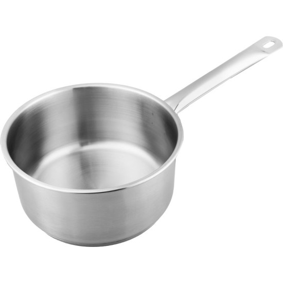 Ковшик с ручкой MagicHome Chloe, 18 см, 2 литра со стеклянной крышкой, нержавеющая сталь