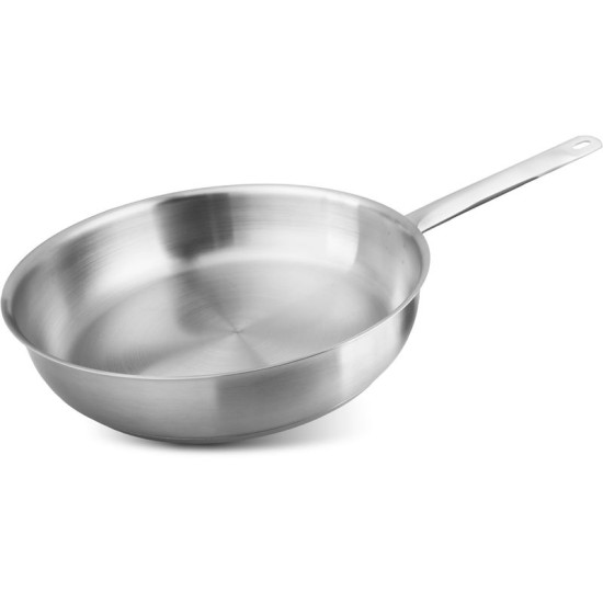 MagicHome Chloe frying pan, 28 cm, 4 liters, with glass lid, stainless steel