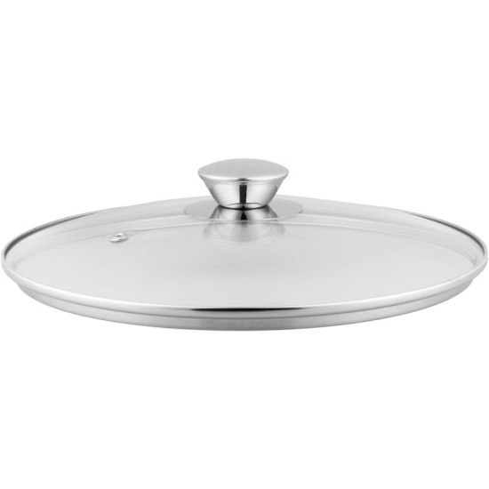 Katls MagicHome Chloe, katls, 24 cm, 5,5 litri, ar stikla vāku, nerūsējošais tērauds