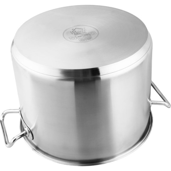 Katls MagicHome Chloe, 26 cm, 10 litri, ar stikla vāku, nerūsējošais tērauds