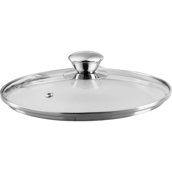 Katls MagicHome Chloe, 26 cm, 10 litri, ar stikla vāku, nerūsējošais tērauds