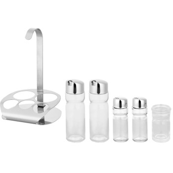 MagicHome spice set, in a stand, stainless steel