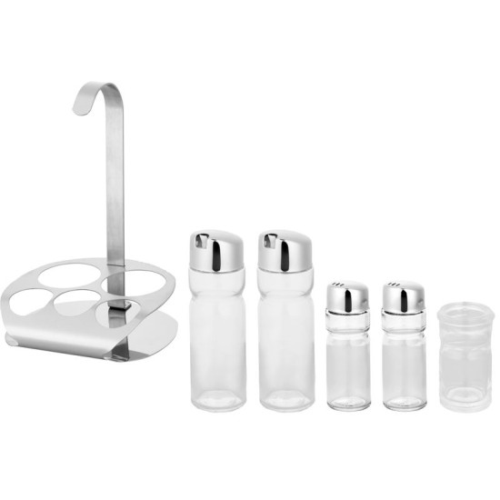 MagicHome spice set, in a stand, stainless steel