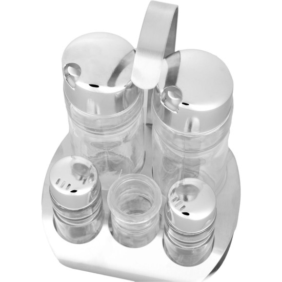 MagicHome spice set, in a stand, stainless steel