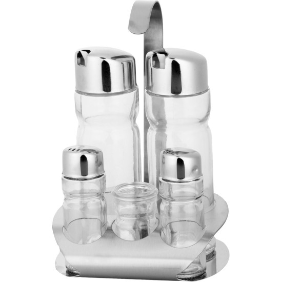 MagicHome spice set, in a stand, stainless steel