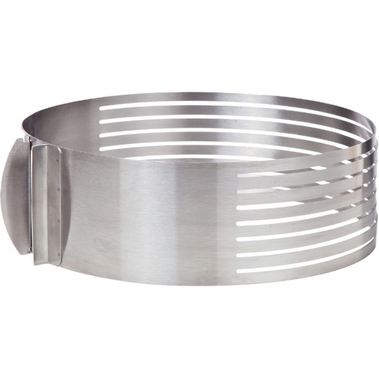 Кольцо для нарезки торта MagicHome, регулируемая, нержавеющая сталь, 24,5-30,5x8 см
