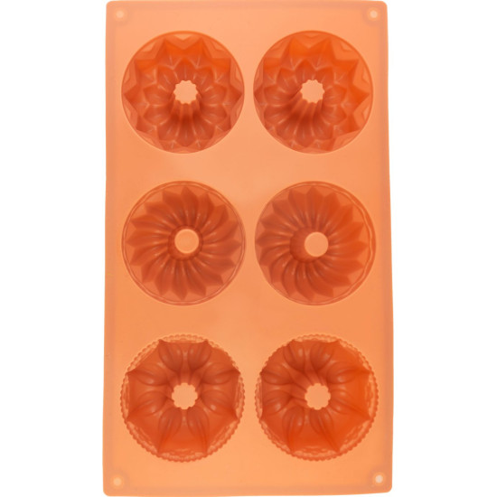 MagicHome cepšanas forma, mini kūkām, silikona, 29,5x17,5x3,5 cm