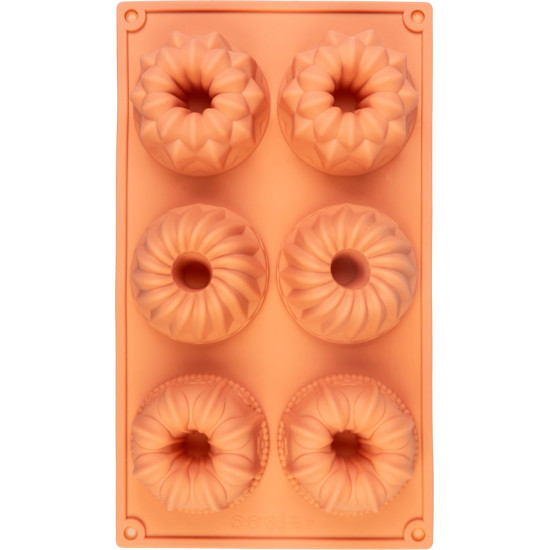 MagicHome cepšanas forma, mini kūkām, silikona, 29,5x17,5x3,5 cm