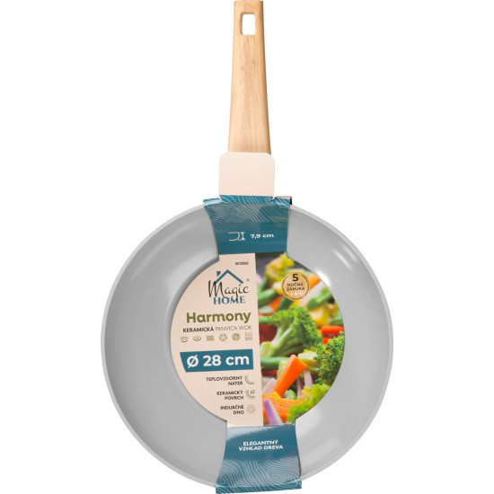 MagicHome Harmony Сковорода вок, 28 см